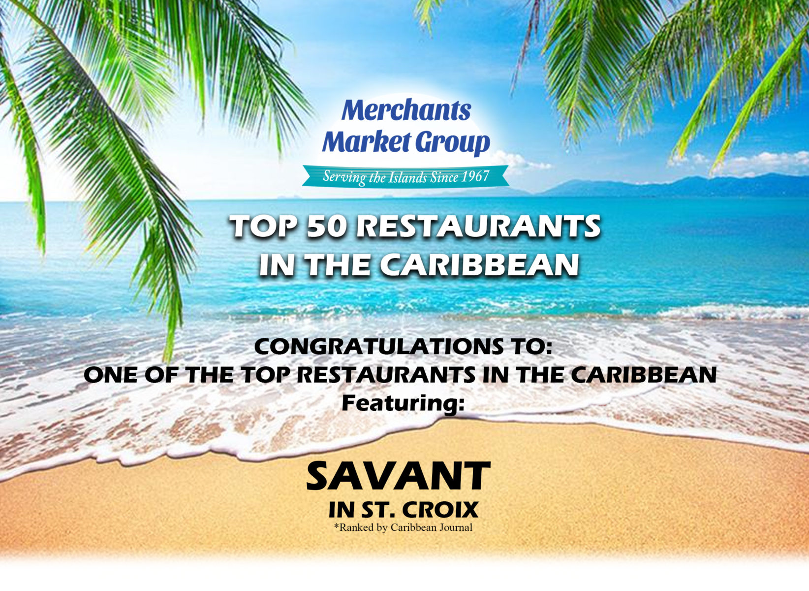 Caribbean's top 50 restaurants