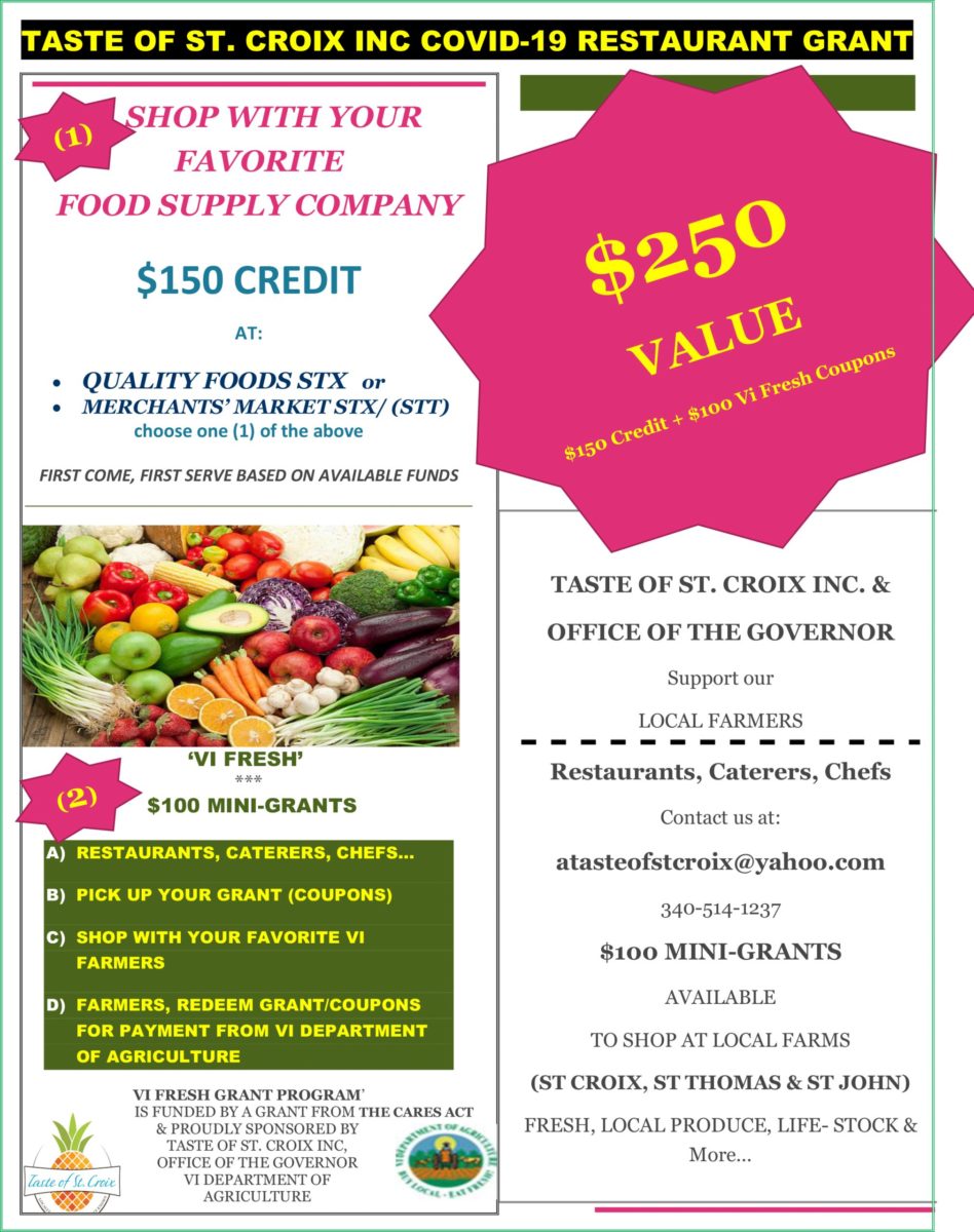 taste of st. croix offer for our operators