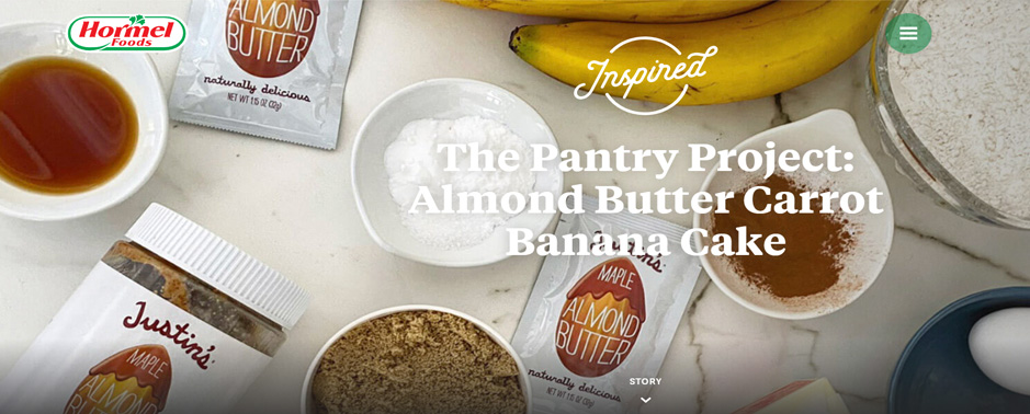 Almond Butter Carrot Banana Cake