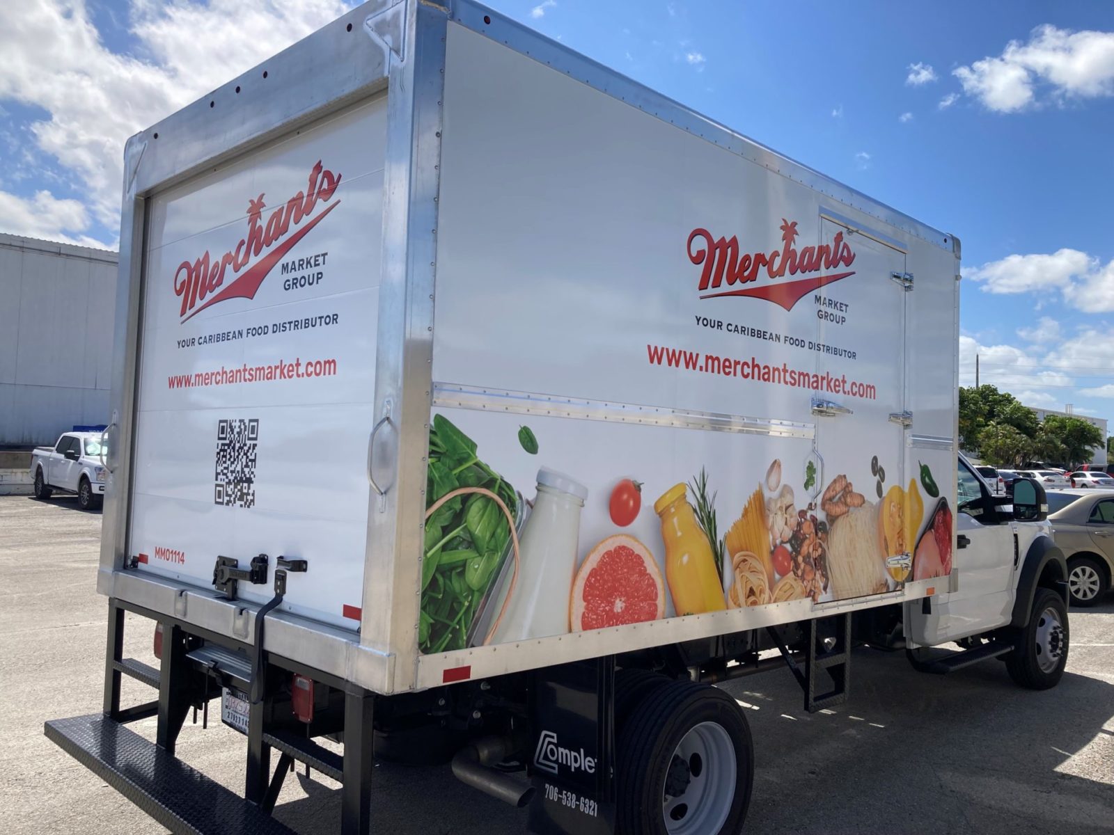 Van and 14 foot Truck at Merchants Market